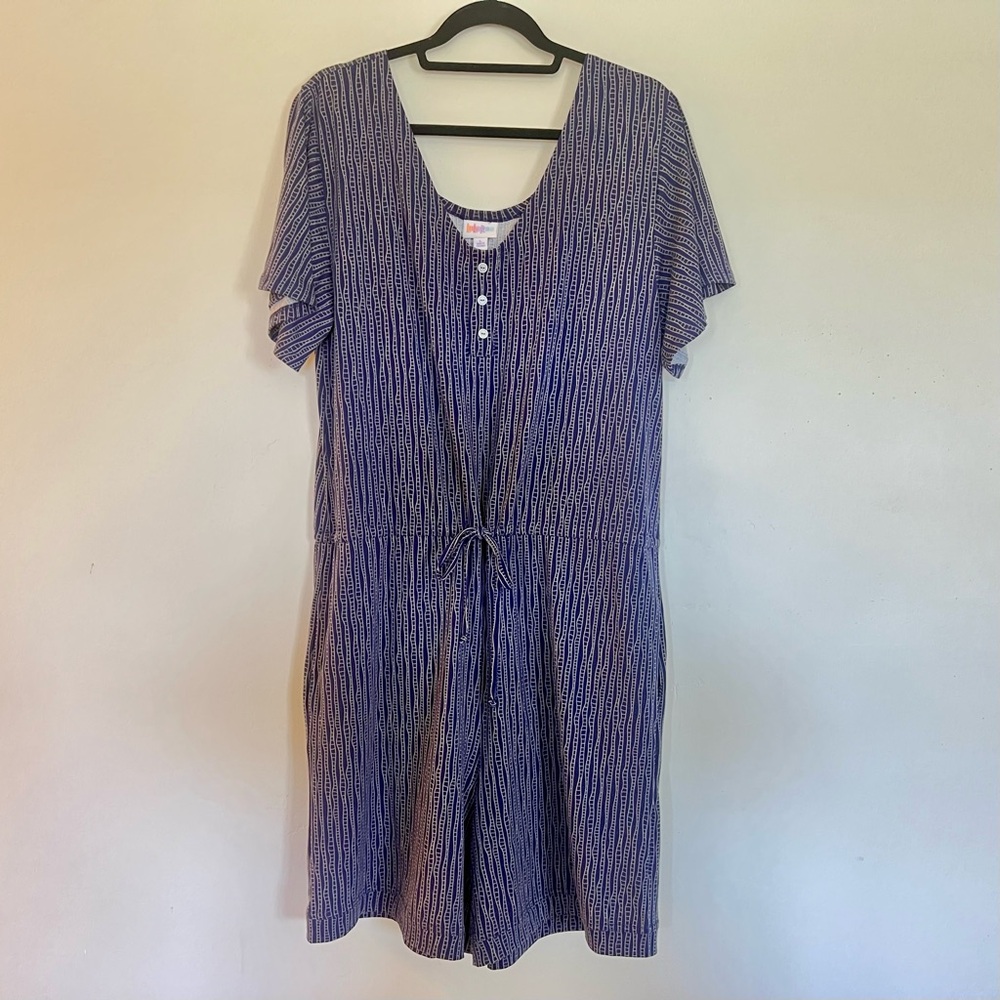 Lularoe Xanthe Shorts Romper Large